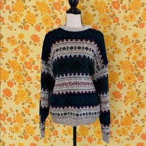 True Vintage 100% Acrylic Sears Dad Sweater